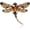 Brown2, variant on Dragonfly Brooch Pin for Women – Crystal Rhinestone Enamel Insect Animal Lapel Pin Vintage Style Jewelry for Dress, Coat, Scarf, Bag