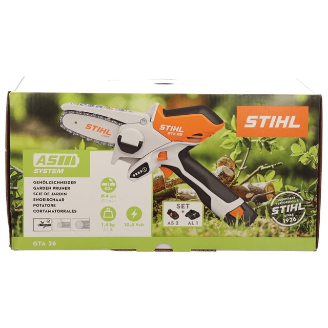 Cortadora de madera Stihl GTA 26 a batería con cargador