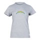 thumbnail image 1 of NFL Playera Aficionado Básica Los Angeles Chargers Gris para Mujer, Talla Extra Grande, 1 of 5