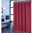 thumbnail image 3 of Biscaynebay Quality Fabric Shower Curtain Liners 72 Inch by 72 Inch, Burgundy Water Resistant Bathroom Curtains Rust Resistant Grommets & Weighted Bottom Hem Machine Washable, 3 of 8