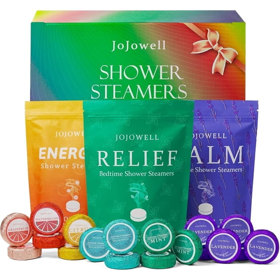Shower Steamers Aromatherapy - 18 Pack Birthday Gifts for Women, Self Care, Valentines Day Her Him Women Men Mom Wife Teens, Galentines Gift Set Relaxation Home SPA