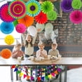 thumbnail image 4 of 20 piezas de suministros de decoración para fiestas de cumpleaños, pancartas, remolinos, abanicos Tomshoo Multicolor, 4 of 6