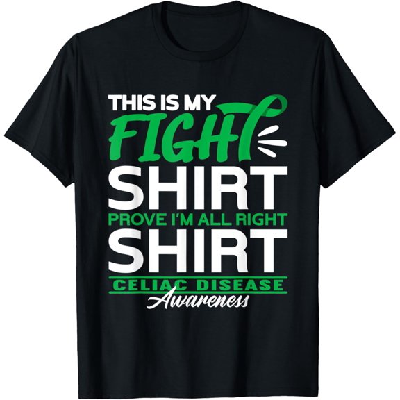 Premium Comfort - Awareness Fight Shirt I Gluten Free Coeliac Celiac Disease T-Shirt