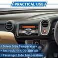 thumbnail image 4 of Actuador de la puerta de mezcla del calentador HVAC compatible para Audi A3 1996-2003 de plástico duradero negro, 4 of 7