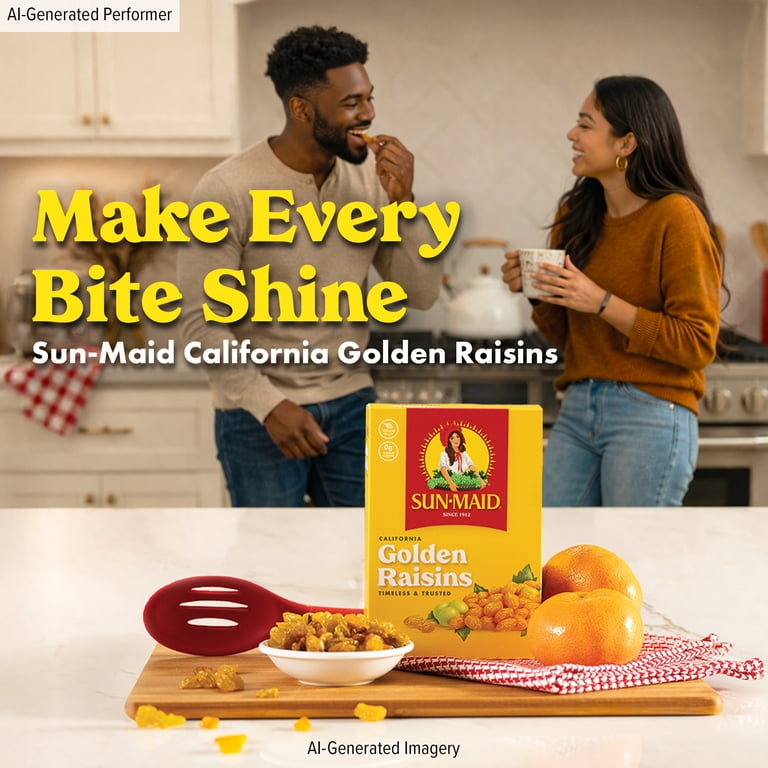 Sun-Maid, California Golden Raisins, 12 oz Bag in a Box, Non-GMO