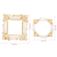 thumbnail image 2 of KALLORY 6-Piece Vintage Mini Photo Frame Set for Wall Hanging, Crafts, Home Decor, Small Picture Frames Collection, 2 of 11