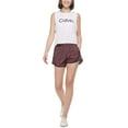 thumbnail image 2 of Calvin Klein Performance Womens Printed Shorts Splatter Nu Beige XS, 2 of 4