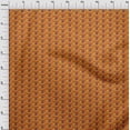 thumbnail image 4 of oneOone Rayon Orange Fabric Kalamkari Craft Projects Decor Fabric Printed By The Yard 56 Inch Wide, 4 of 5