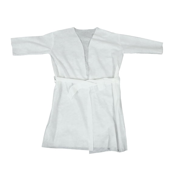 PBPBOX Bathrobes for Women Bathrobe Cotton White 1Pcs for Home Use