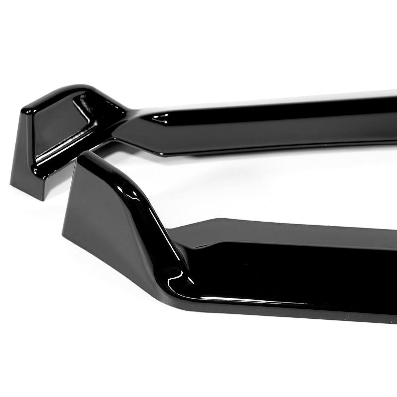 Stay Tuned Performance Front Bumper Lip 3pcs For 2021-2025 Lexus IS300 IS350 Base V-Style Painted Black
