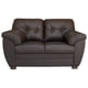 thumbnail image 1 of Love Seat e Piel Genuina ConfortoPiel Derby Chocolate, 1 of 7