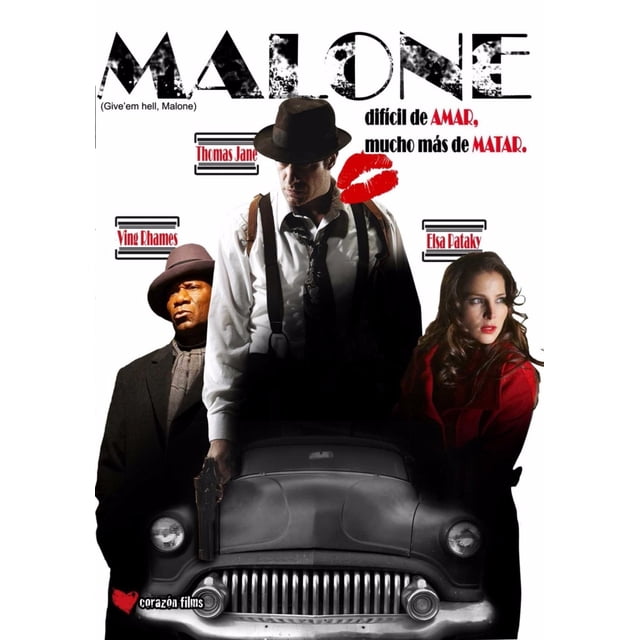 Malone Give Em Hell Malone Thomas Jane Pelicula Dvd PRODISC Malone Give Em Hell Malone Thomas Jane Pelicula Dvd