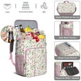 thumbnail image 5 of Travel Cooler Bag - Pioneer Flower Floral Print Pattern Camping Beer Cooler Backpack with Bottle Opener- Waterproof Insulated Picnic Backpacks - Cooler Bag for Beach, 5 of 6