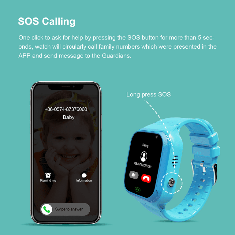Pristin Intelligent Watch,Voice Chat Smart Watch Chat Video Call 