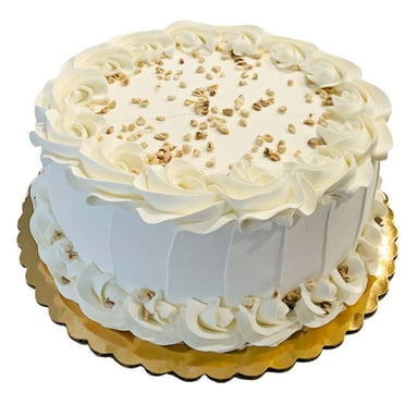 DEZICAKES Fake Cake  Butter Pecan Fake Cake Display  Faux Cake- fake for home decor DeziCakes Fake Food- Fake Cake-  Artificial Cake- Faux Cake Decor