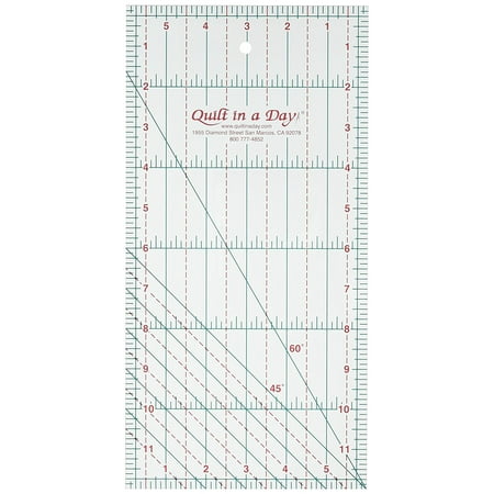 6 Inch By 12 Inch Ruler This Ruler Is Made Of Heavy Gauge Plastic And Features 18 Inch 14 Inch 12 Inch And 1 Inch Lines 45 And 60 Degree Lines