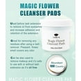 thumbnail image 2 of Amber Magic Flower Cleanser Pads for Eyelash Extension, Makeup Remove [100 Count], 2 of 3