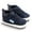 Navy blue, variant on URMAGIC Toddler Baby Boys Canvas Sports Shoes Soft Sole High-Top Sneaker
