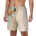 thumbnail image 1 of Balery Starfish On The Sand Beach Bañador para hombre, shorts de playa de secado rápido con entrepierna y forro de compresión-X-Large, 1 of 6