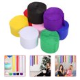 thumbnail image 4 of 8 rollos de serpentinas de papel crepé de colores, cinta de enmascarar, cinta de pintor de colores, cinta de dibujo arcoíris para decoraciones de fiestas, cumpleaños, bodas, baby showers, manualidad, 4 of 5