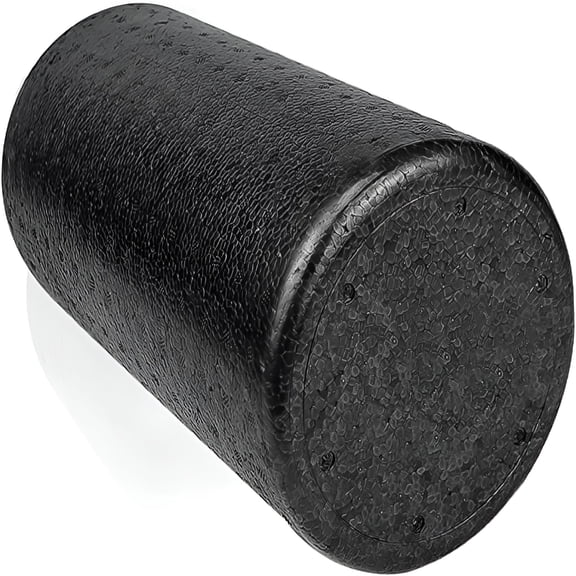 BESTSKY 12' x 6' High Weight Capacity Black EPP High Density Foam Roller for Hand/Leg/Back Training