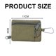 thumbnail image 2 of Cartera pequeña minimalista con ventana para tarjeta de identificación, cartera impermeable con cremallera para tarjeta de identificación y llavero. MFZFUKR BST3058695-1, 2 of 5