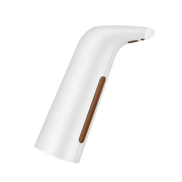 Decodeary Soap Dispenser Touchless Refill Soaps Pump 400ml with Base Battery Operated Waterproof Sensor Liquid Dispensers Hotel Porcelain White