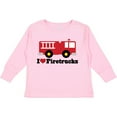 thumbnail image 3 of Inktastic I Heart Firetrucks Boys or Girls Long Sleeve Toddler T-Shirt, 3 of 5