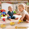 thumbnail image 4 of Marstone Toddler Toys 1 2 Year Old Boy Gifts: Dinosaur Slide with 4 Animal Cars Educational Baby Toys 12-18 Months, First 1st Birthday Gifts for Kids, Girls, Push Car Race Track for Toddlers 1-3, 4 of 6