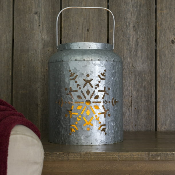 snowflake solar lantern