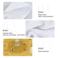 thumbnail image 5 of 2PCS Velcro Hangable Hand Towels Quick-Drying Hanging Kitchen Towels for Kitchen & Bathroom Honey Jars and Bees Pattern, 5 of 7