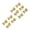 Gold, variant on 5 Pairs Lightweight Heart Ear Stoppers Comfortable Tarnish Proof Jewelry Parts