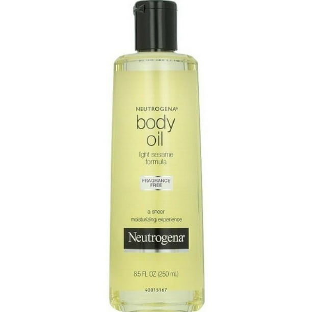 Neutrogena Body Oil Light Sesame Formula, Fragrance Free, 8.5 oz, 6