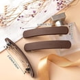 thumbnail image 3 of Women French Hair Barrettes Elegant Thin Fine Flat Long Short Hair Styling Hair Barrette Clips Vintage Hair Pins Hair Accessories, 3 of 9