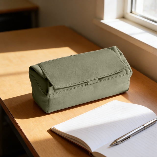 Estuche de gran capacidad para niñas y adolescentes, bolsa de lienzo de varios compartimentos con cremallera, bolsa grande para bolígrafos para material de oficina escolar y organizador de papelería