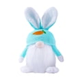 thumbnail image 2 of Blue Luminous Easter Bunny Doll Faceless Plush Dwarf Toy For Desktop Decor, 2 of 7