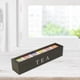 thumbnail image 2 of Caja De Almacenamiento De Té De Madera Caja De Té De 6 Compartimentos Organizador De Almacenamiento Titular De Bolsa De Té Caja De Cofre De Almacenamiento Con Tapa Transparente Anggrek Otros, 2 of 8
