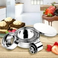 thumbnail image 4 of 12pcs 12 Different Size Round Cookie Cutter Stainless Steel Circle Pastry Cutter Rustproof Round Cutter Mold with Metal Box for DIY Baking, 4 of 9