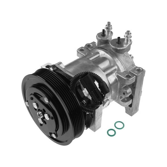 Front A/C Compressor 1 - Compatible with 2002 - 2005 Jeep Liberty Sport 2.4L 4-Cylinder 2003 2004