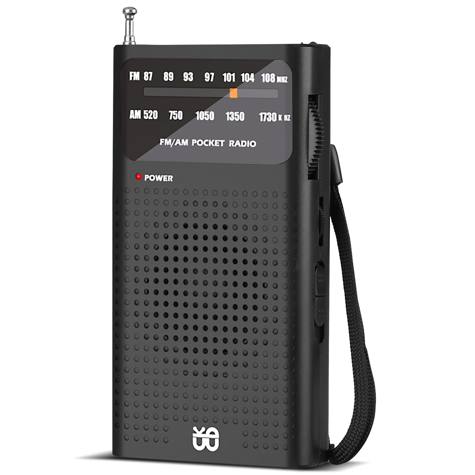 Pocket Radios, Battery Operated AM FM Radio with Loud Speaker, Great
