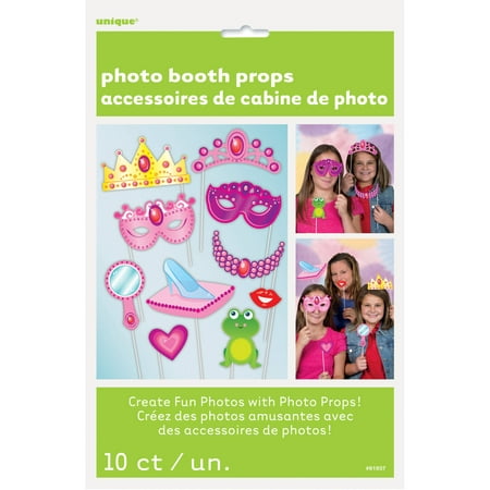 Princess Photo Booth Props, 10pc