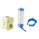 thumbnail image 5 of Dispensador de agua para hámster con forma de queso y soporte, diseño 2 en 1 para ratones, ratas, Beige, 5 of 9