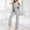 Gray, variant on Womens Fashion New New Fall and Winter Solid Color Casual Warm Tank Andcardigan and Pants 3PC Home Three Piece Set Suit Trendsetting Women's Apparel