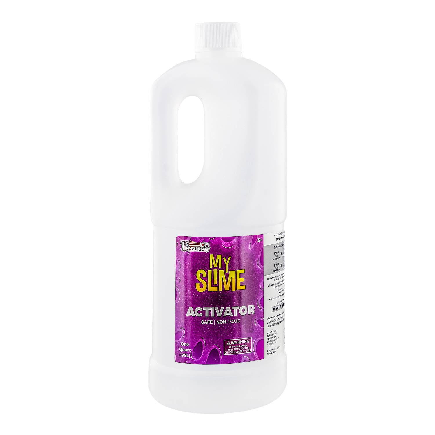 My Slime Activator Solution 32 Ounce Bottle Make Your Own Slime Just Add Glue Kid Safe Non Toxic Replaces Borax Walmartcom
