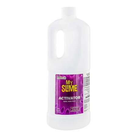 My Slime Activator Solution 32 Ounce Bottle - Make Your Own Slime, Just Add Glue - Kid Safe, Non-Toxic - Replaces
