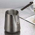 thumbnail image 2 of 2X 600Ml Milk Butter Warmer Pot, Turkish Coffee Pot, Stainless Steel Stovetop Melting Pot with Spout for Tea,Heating, 2 of 4