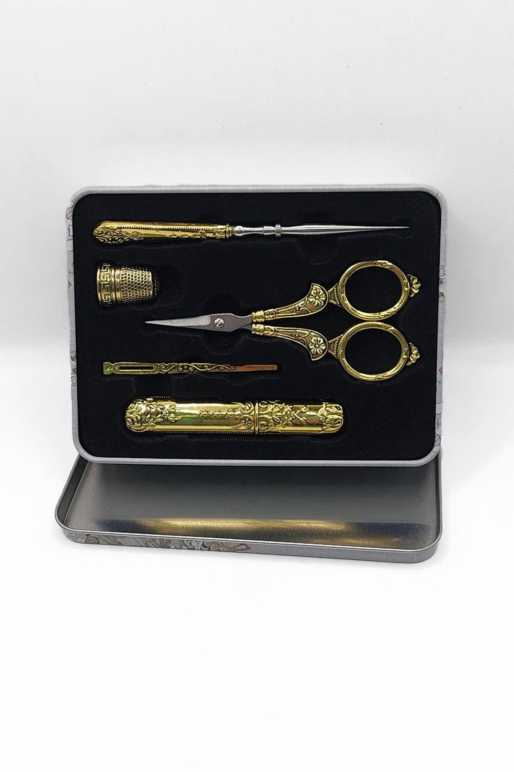 Craft Scissors for Felting & Embroidery Wizardi F07-M13-4-gold