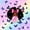 Purple Blue Pink, variant on Castle Fairy Cute Black Girl Twin Comforter Sets 2pcs,Cartoon Dog Stars Print Bedding Set,Violet Red Orange,1 Comforter and 1 Pillowcase