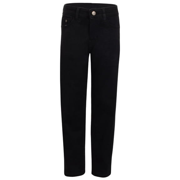 A2Z Kids Boys Relaxed Straight Fit Boot Cut Jet Black Jeans for Teens Stretchy - Jeans JN63 Jet Black._13
