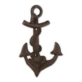 thumbnail image 2 of DII Cast Iron Collection Decorative Wall Hook Set, Anchor/Rope, 2 Count, 2 of 3